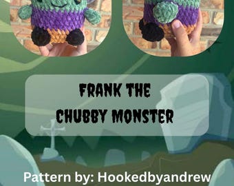 Patrón de crochet de Frank el Monstruo Gordito