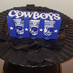 Cowboys shot glasses