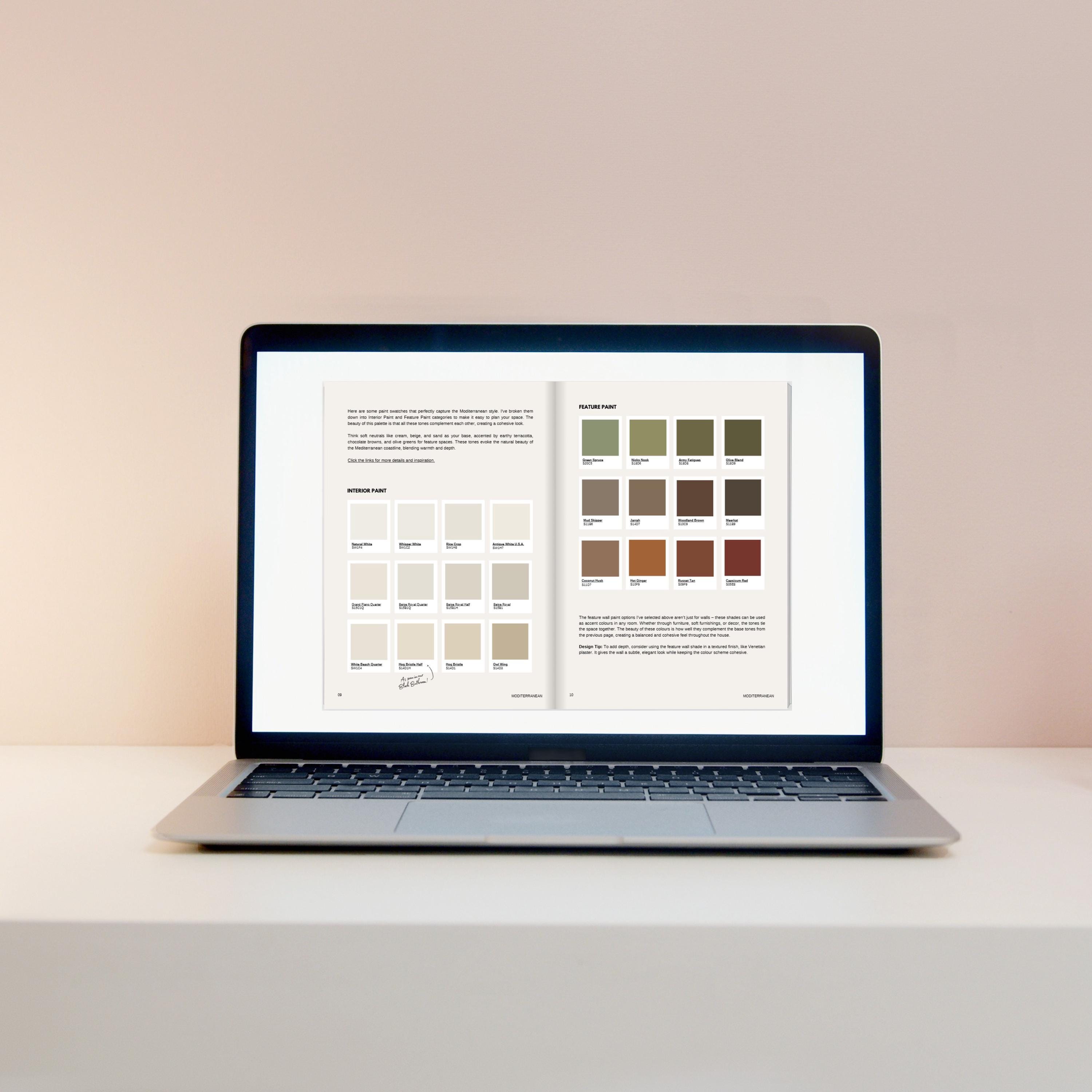 Interactive Interior Design Guide | Modern Mediterranean Style ...
