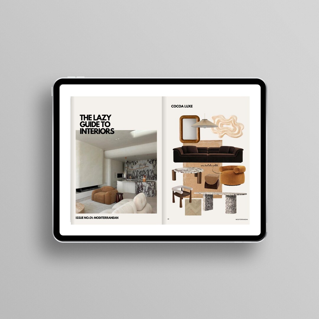 Interactive Interior Design Guide | Modern Mediterranean Style ...
