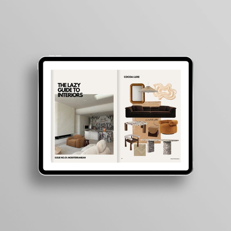 Interactive Interior Design Guide | Modern Mediterranean Style ...