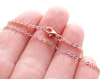 ON VACATION, Custom 2 to 10 inch Blush Pink Gold Chain Extender Bracelet Anklet Rose Gold Thin Bulk Wholesale Supply DIY Gold Filled