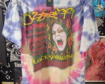 Vintage 1990s Ozzy Osbourne Ozzfest Shirt - Etsy