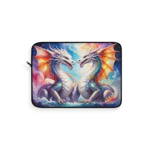 Dragon Fantasy Laptop Sleeve: Perfect Gift for Gamers, Office Workers, Students, Colorful Dragon Design, Dragon Art Accessories, Cute [...]
