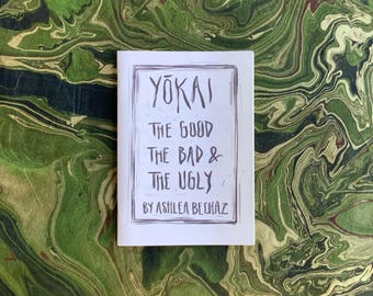 Yokai Zine Art Book - Japanese history, mythology, funny gifts