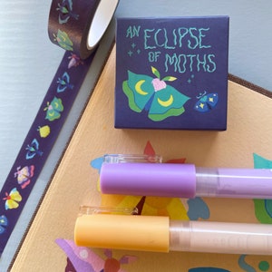 An Eclipse of Moths - Washi Tape