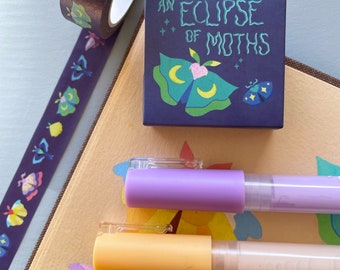 An Eclipse of Moths - Washi Tape