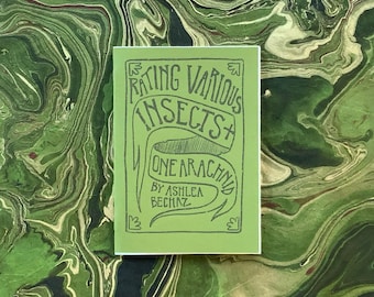 Rating Bugs Zine Art Book - Nature, insects, funny gifts