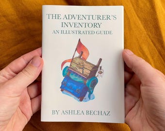 The Adventurer’s Inventory Zine Art Book - Gaming, fantasy, RPG, dnd
