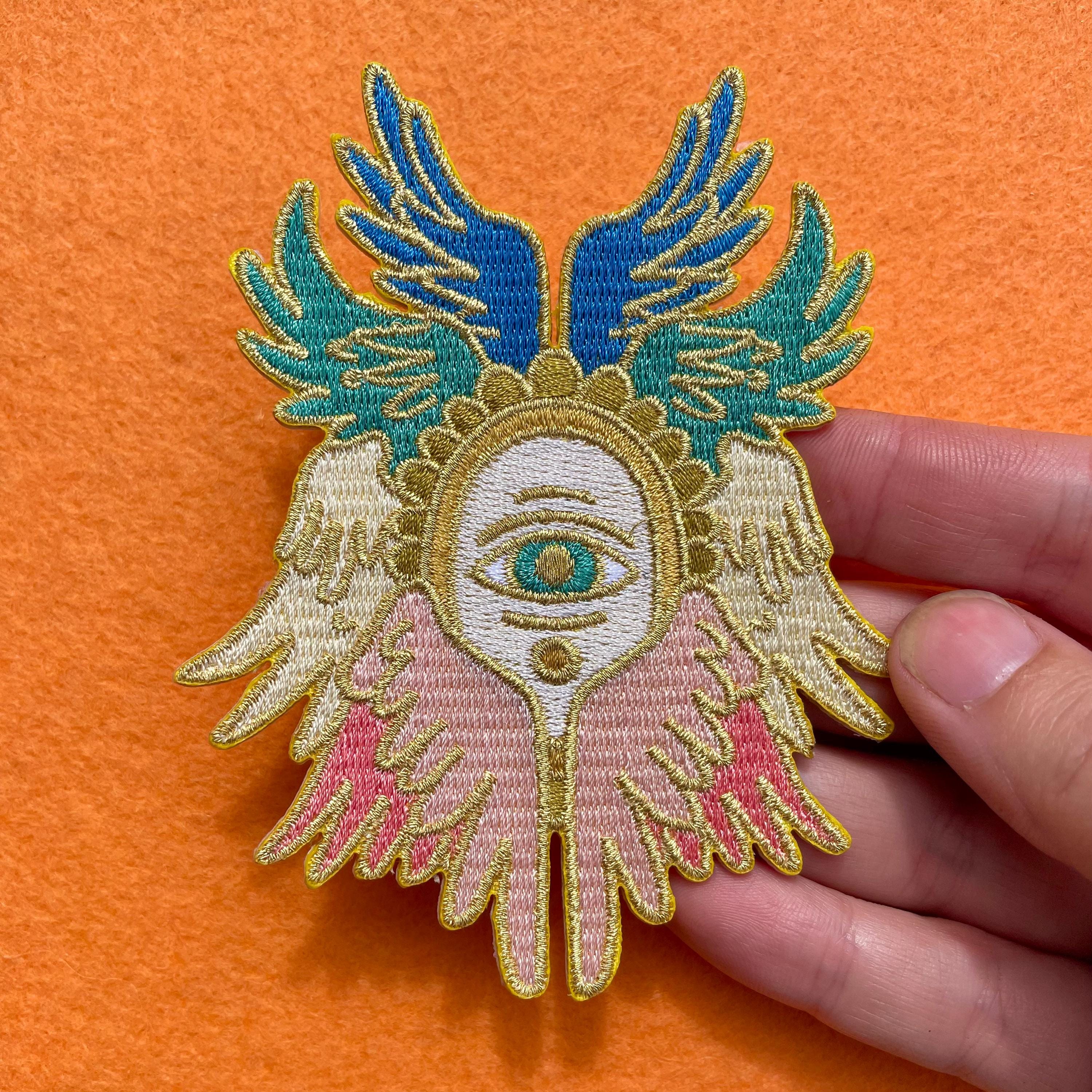 Esoteric Patch Biblically Accurate Seraphim Iron on Patch - Esoteric, Tarot ...