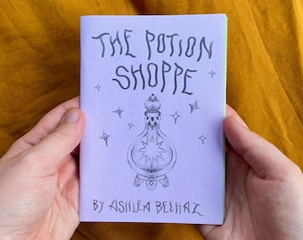 The Potion Shop Zine Art Book - Gaming, fantasy, witchy