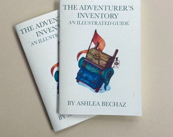 The Adventurer’s Inventory Zine Art Book - Gaming, fantasy, RPG, dnd