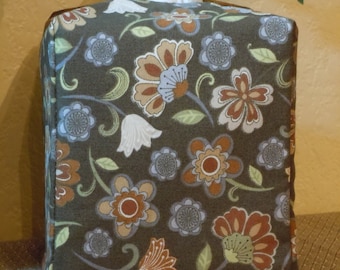 Winter Jacobean  -  Fabric Tissue Box Cover