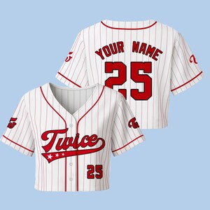 Custom 'Twice This Is For' Kpop Baseball Jersey: Personalized Fan Apparel image 9