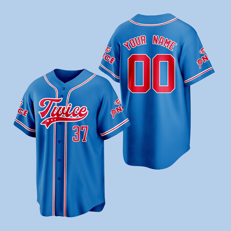 Custom 'Twice This Is For' Kpop Baseball Jersey: Personalized Fan Apparel image 10