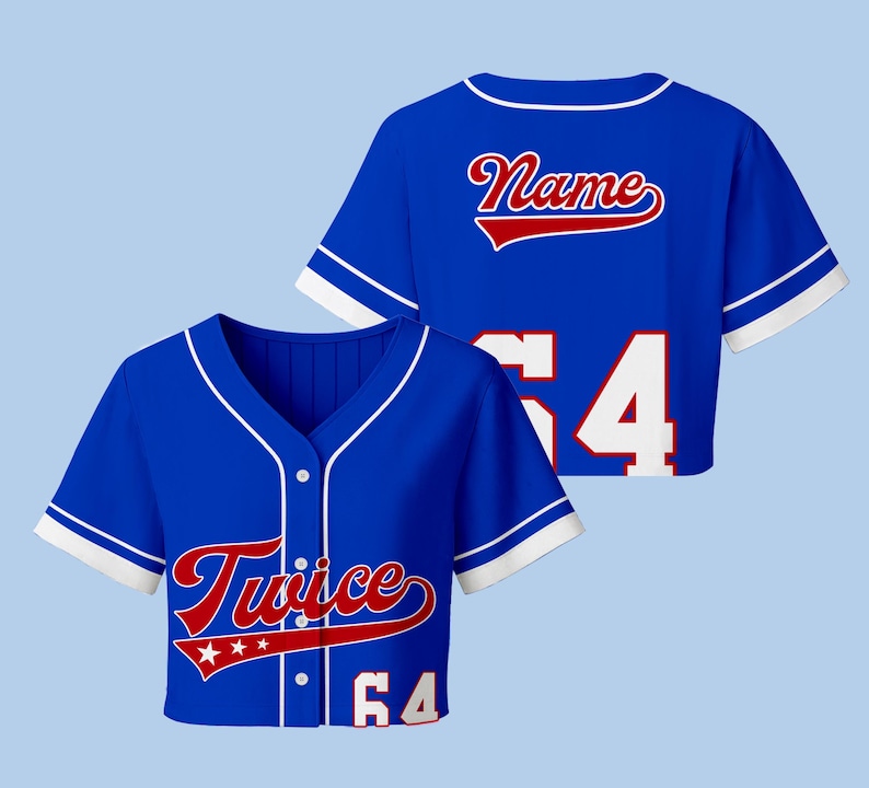 Custom 'Twice This Is For' Kpop Baseball Jersey: Personalized Fan Apparel image 7