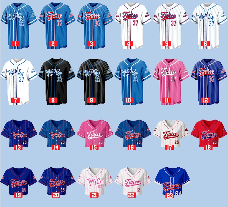 Custom 'Twice This Is For' Kpop Baseball Jersey: Personalized Fan Apparel image 2