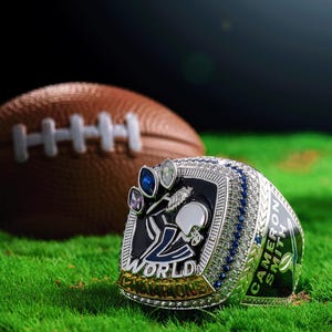 Fully Customized Championship Ring,Personalized Custom Champion Ring,Team rings,Corporate Ring,Fantasy Football Ring,Sports Ring,Rugby Ring