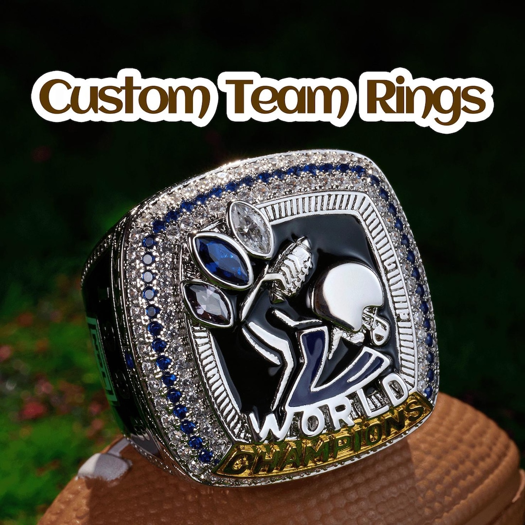 Personalized Championship Ring,ultimate Custom Team Rings for Rugby ...
