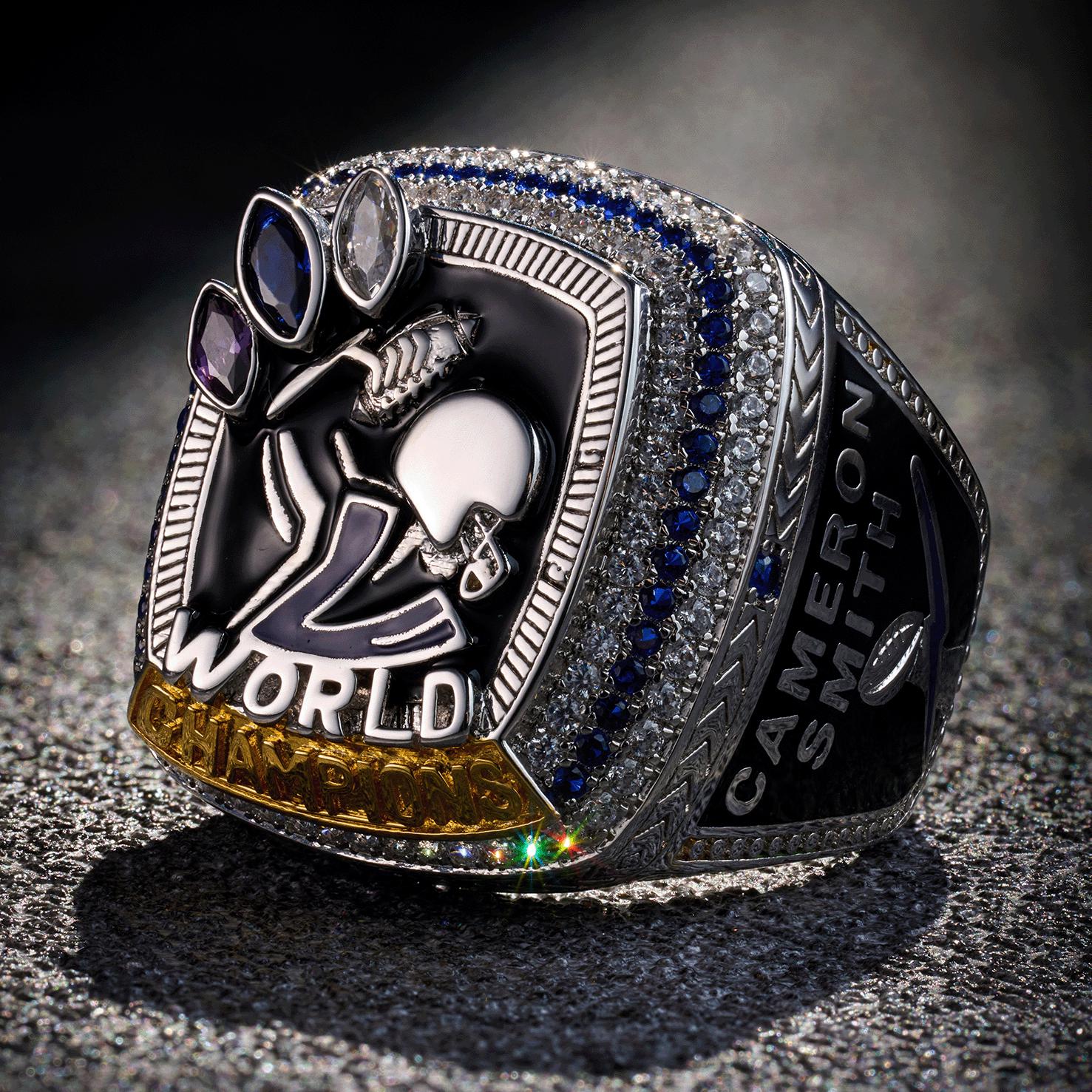 Nfl Rings Custom Fully Customized Championship Ring,ultimate Custom Champion Ring ...