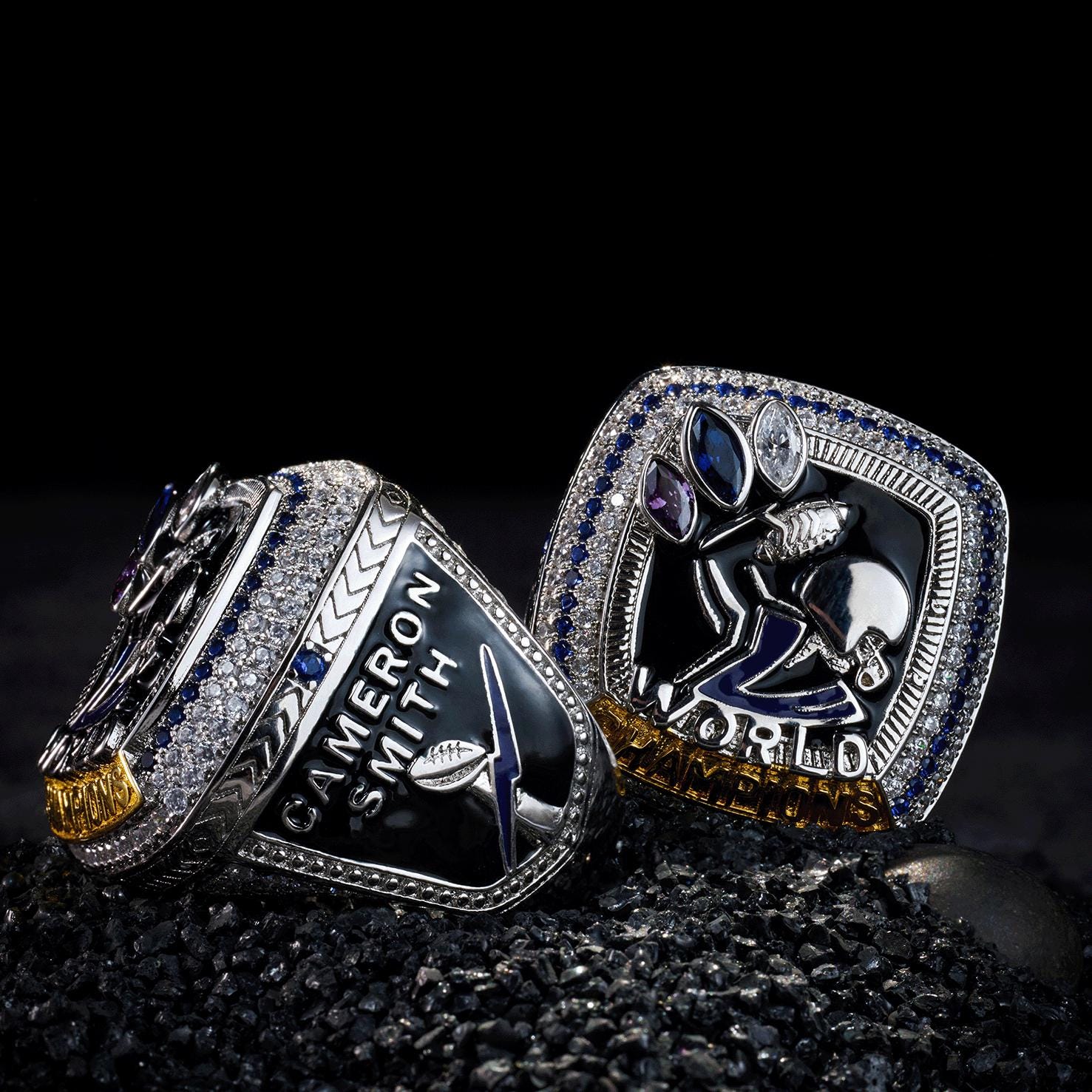 Nfl Rings Custom Fully Customized Championship Ring,ultimate Custom Champion Ring ...