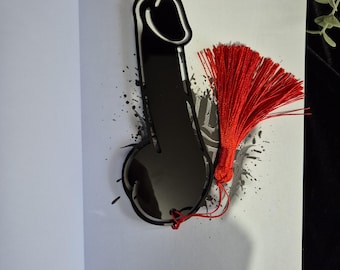 Marcapáginas Smutmark Negro y Rojo - Marcapáginas Smutty - Marcapáginas Picante