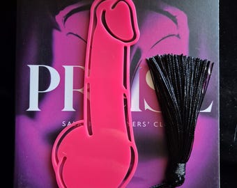 Marcapáginas Smutmark rosa y negro - Marcapáginas picante
