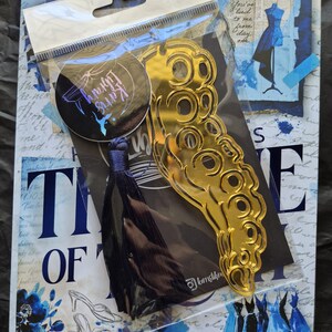 Smuttmark Gold & Navy - Smutty Bookmark - Spicy Bookmark