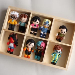 Dispatch crochet keychains