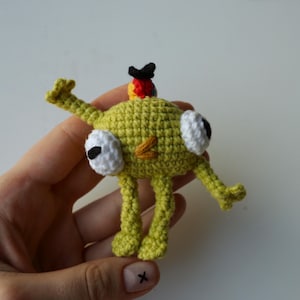 Bing Bong - patrón de crochet amigurumi mini juguete, rana / pdf (SOLO EN INGLÉS) / inspirado en el juego PEAK