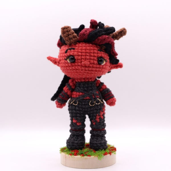 PDF | Karlach Crochet Pattern Amigurumi | Baldur's Gate 3 | (ENGLISH ONLY)