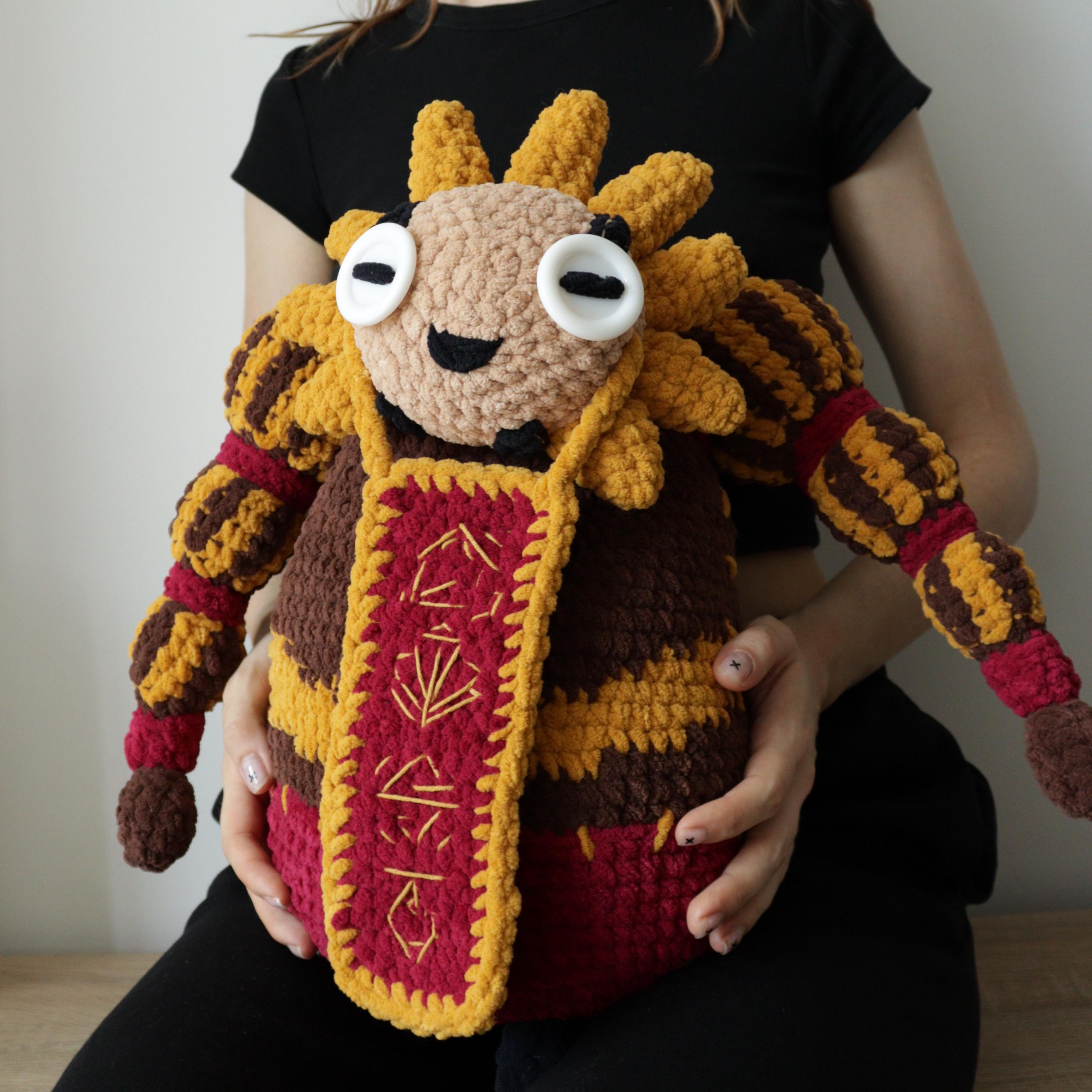 エスキー 大きなかぎ針編みのぬいぐるみ | 50cm |クレア・オブスカー
