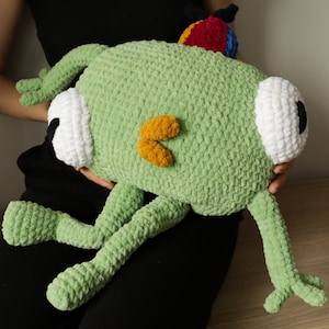 Bing Bong - patrón de crochet amigurumi jumbo de peluche, rana / pdf (SOLO EN INGLÉS) / inspirado en el juego PEAK