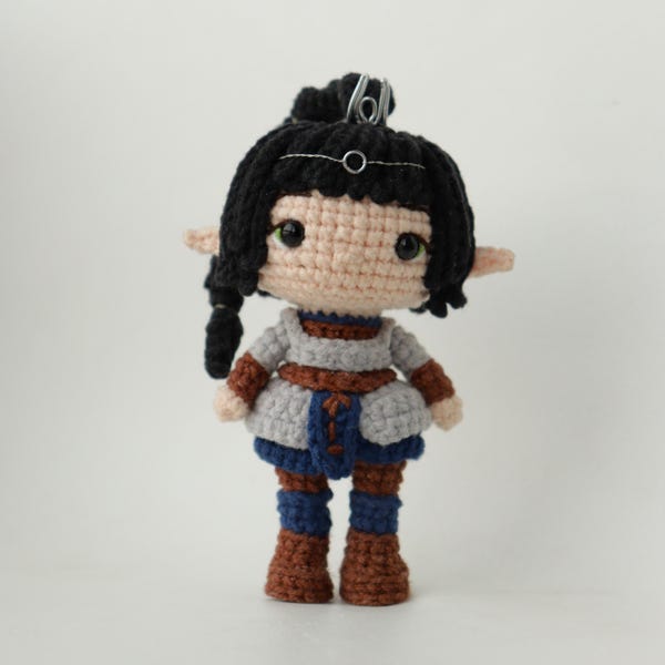 PDF | Shadowheart - Crochet Pattern | Dark version | Baldur's Gate 3 | (ENGLISH ONLY)