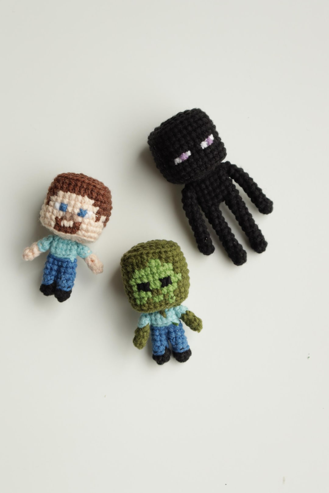 PDF | Minecraft Keychain Set – Amigurumi Crochet Patterns (steve