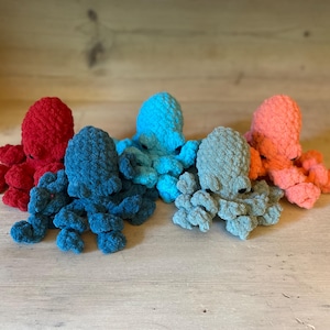 Crochet Octopus Plushie: Handmade Soft Snuggle Toy