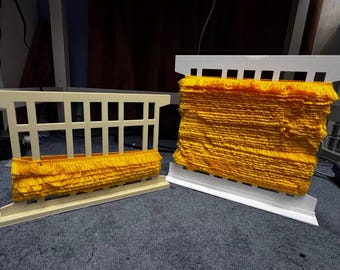 Modular Yarn/Fringe Holder with Removable/Interchangeable Base