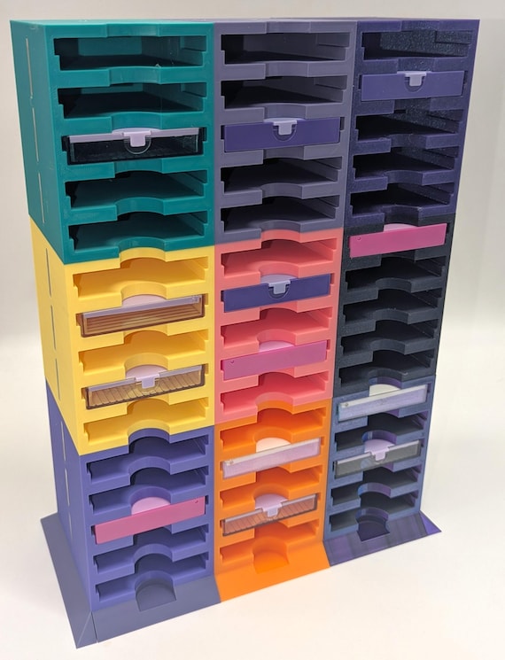 Trabrick Modular Stackable Storage: Diamond Art Tray Organizer
