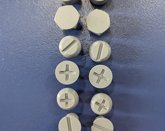 Protectores de tornillos y pernos: Accesorios para pintura de diamantes - Juego de 12