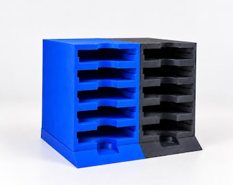 Plateau de rangement modulaire fermé en briques réfractaires | Organisateur empilable pour peinture diamant
