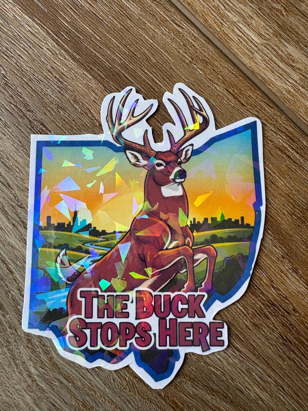 Ohio Buck Stops Here Sticker - Etsy