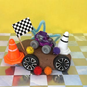 Monster Truck Play Dough Jar Kit | Gift For Kids | Monster Jam Party Favor | Car themed playdough | Boys party favor | Non-toxic playdough