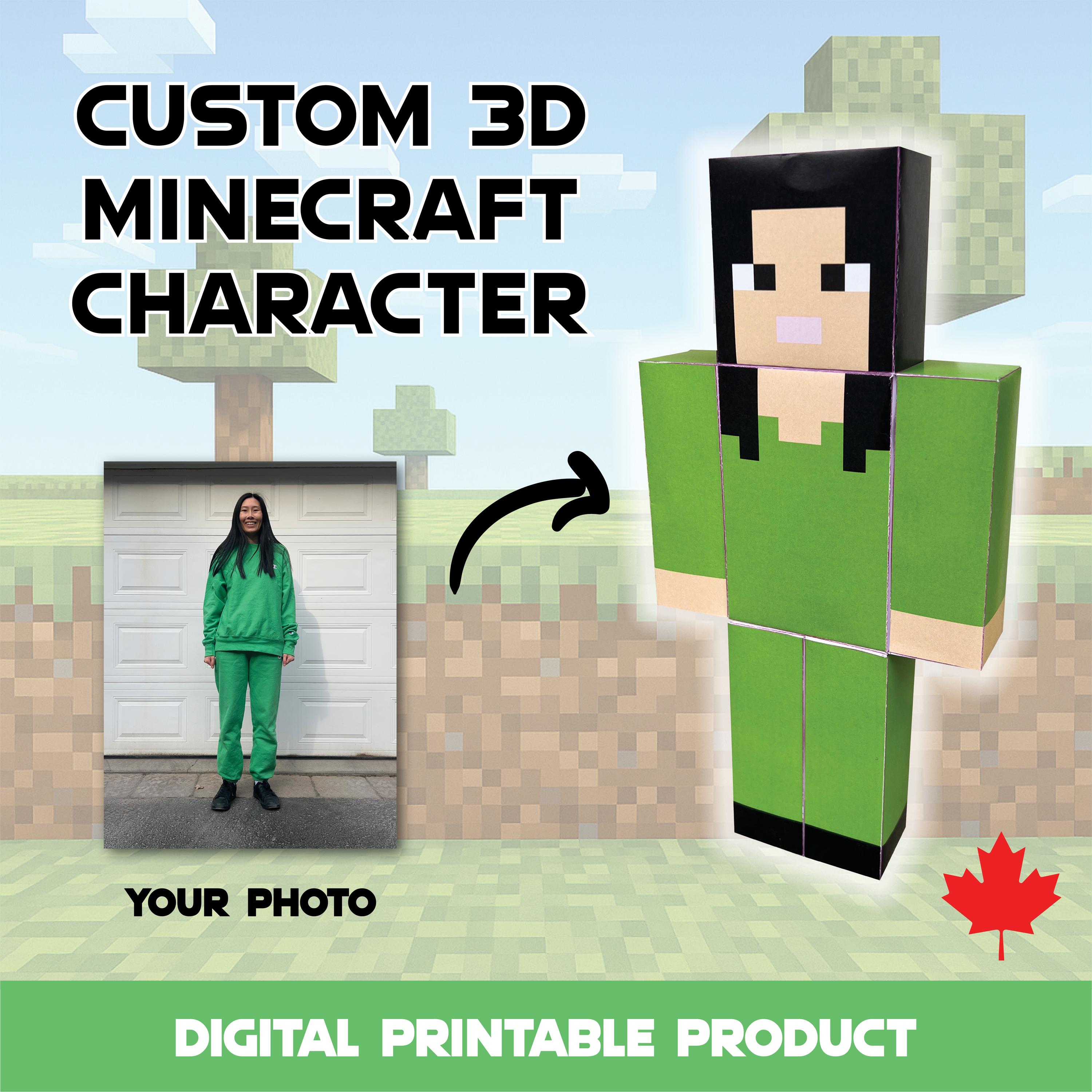 Mincraft figures - Etsy México, image size:3000x3000