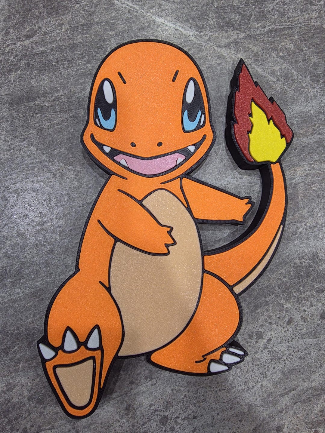 3D Printed Charmander Wall Decor - Etsy