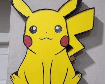 3D Printed Pikachu WALL OR STANDING Decor