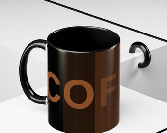 Accent Coffee Mug (11, 15oz), specially designed for coffee lovers, hot coffee mug, original design, gradient design