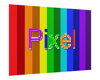 Rolled Posters specially designed for pixel art lovers