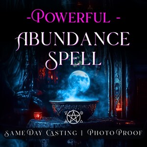 Powerful Abundance Spell Casting