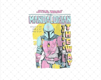 Star Wars Mandalorian Png, Galaxy's Edge Png, Disney Yoda Png, Star Wars Png, Que la Fuerza te Acompañe Png, Este Es El Camino Png