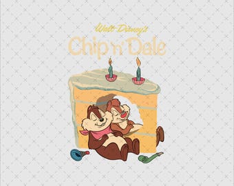 Retro Chip and Dale Png, Floral Chip and Dale Clipart , Chip and Dale Shirt Png, Chip Dale Png, Family Vacation Png, Magical Kingdom Svg